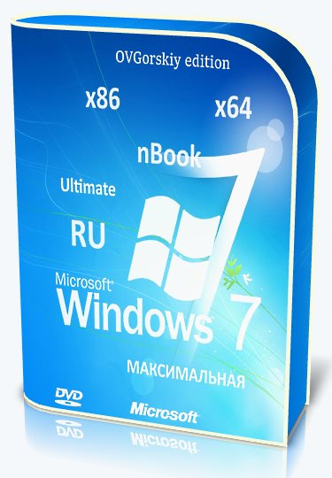Microsoft Windows 7 Ultimate [Ru] [x86/x64] [nBook] [IE11] [09.2023] (2023) PC | by OVGorskiy [1DVD]
