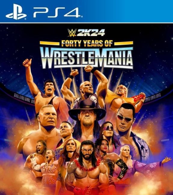 WWE 2K24 - Forty Years of Wrestlemania Edition [v 1.05] (2024) PS4
